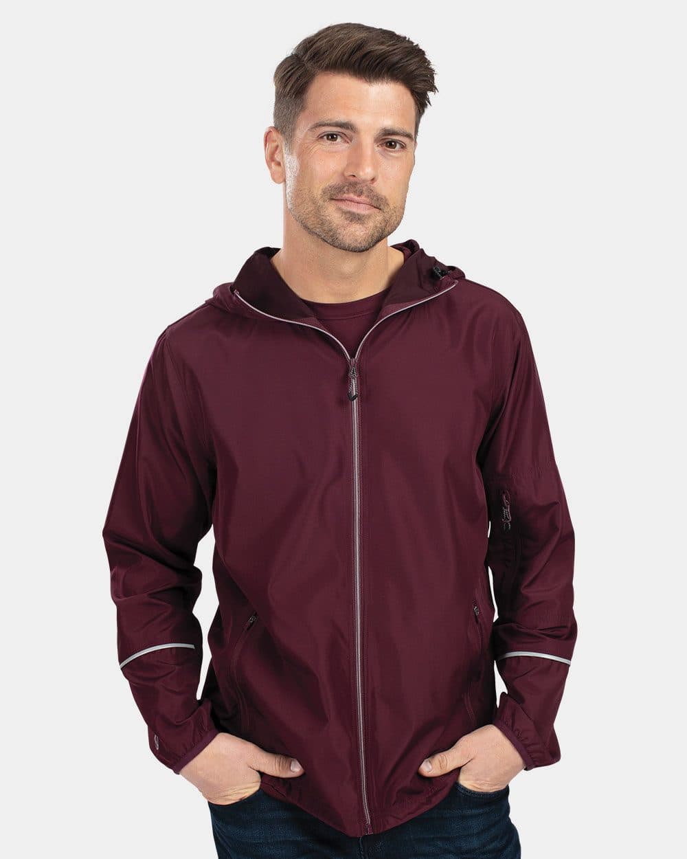 Men's Packable Hooded Jacket