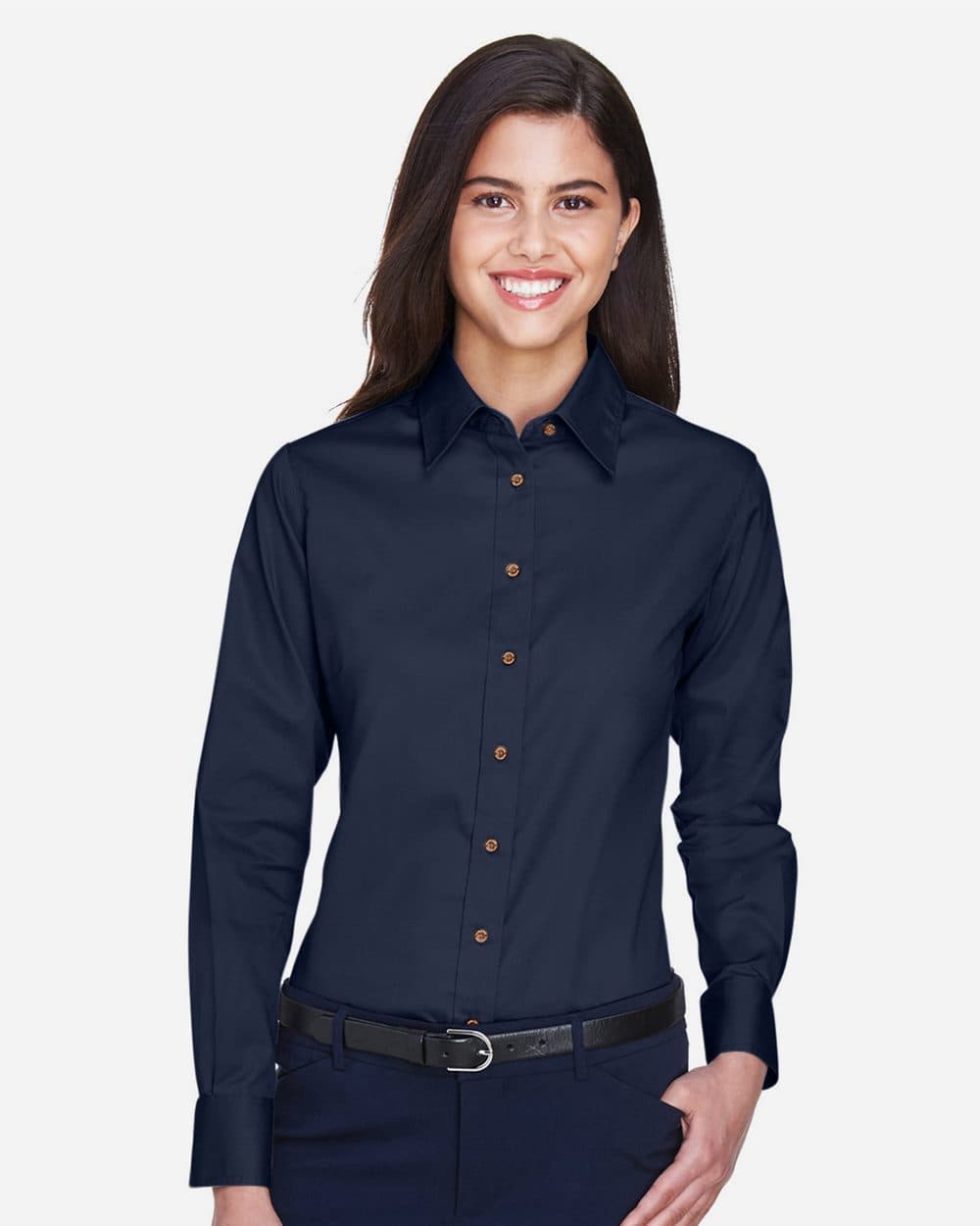 Women's Easy Blend™ Twill Dress Shirt with Stain-Release