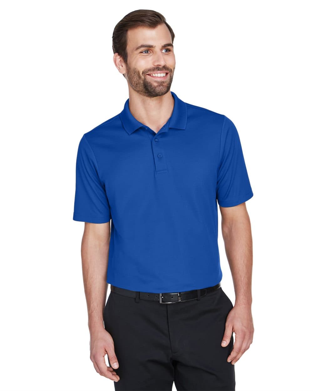 Queensboro CUSTOM DJ MENS PERF PIQUE POLO