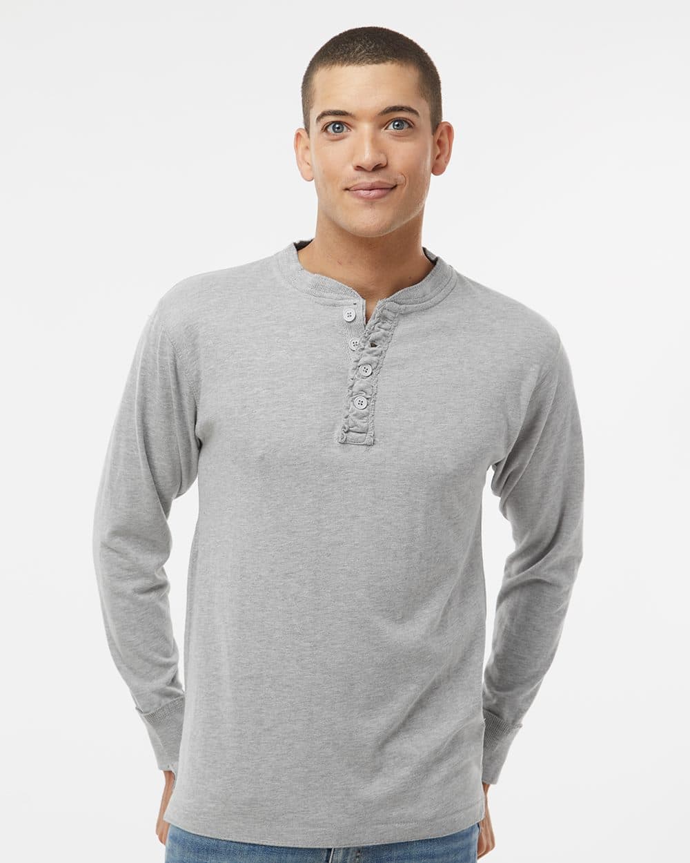 Men's Vintage Brushed Jersey Henley