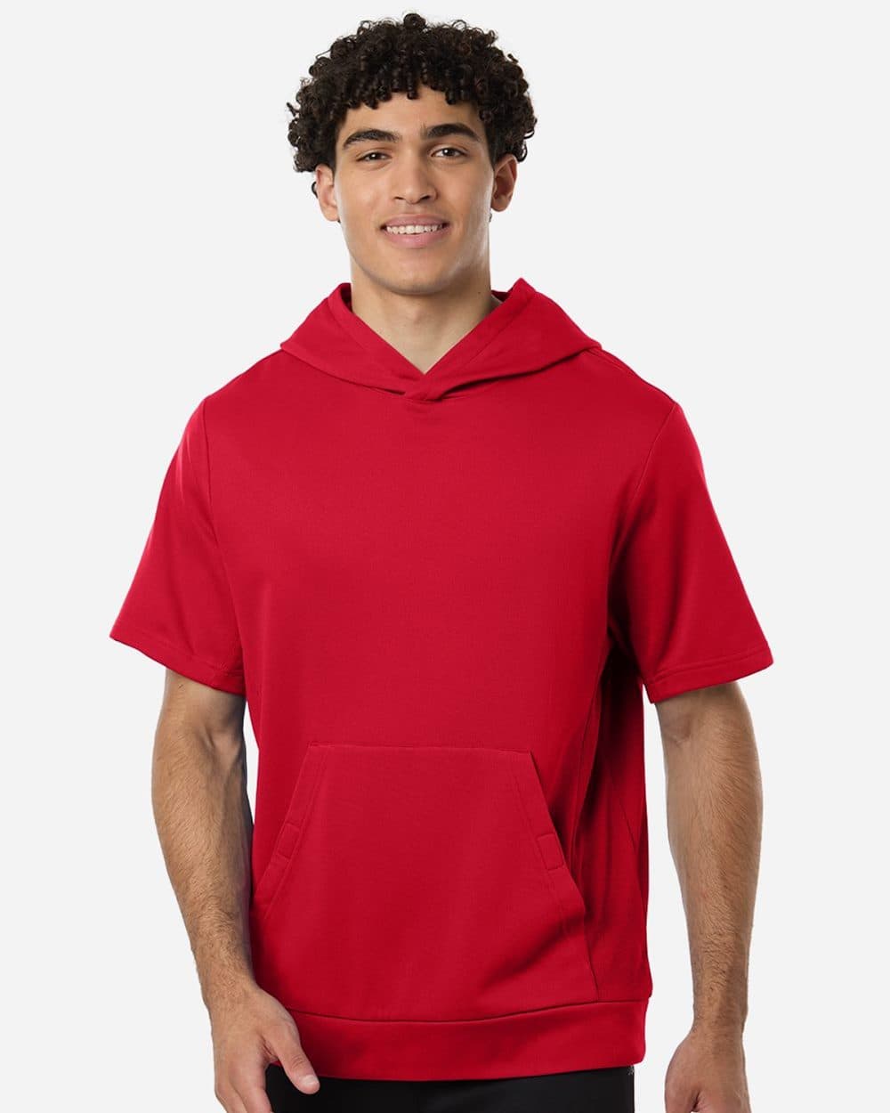 Unisex Squad Tech Fleece Hooded Short-Sleeve Sweatshirt