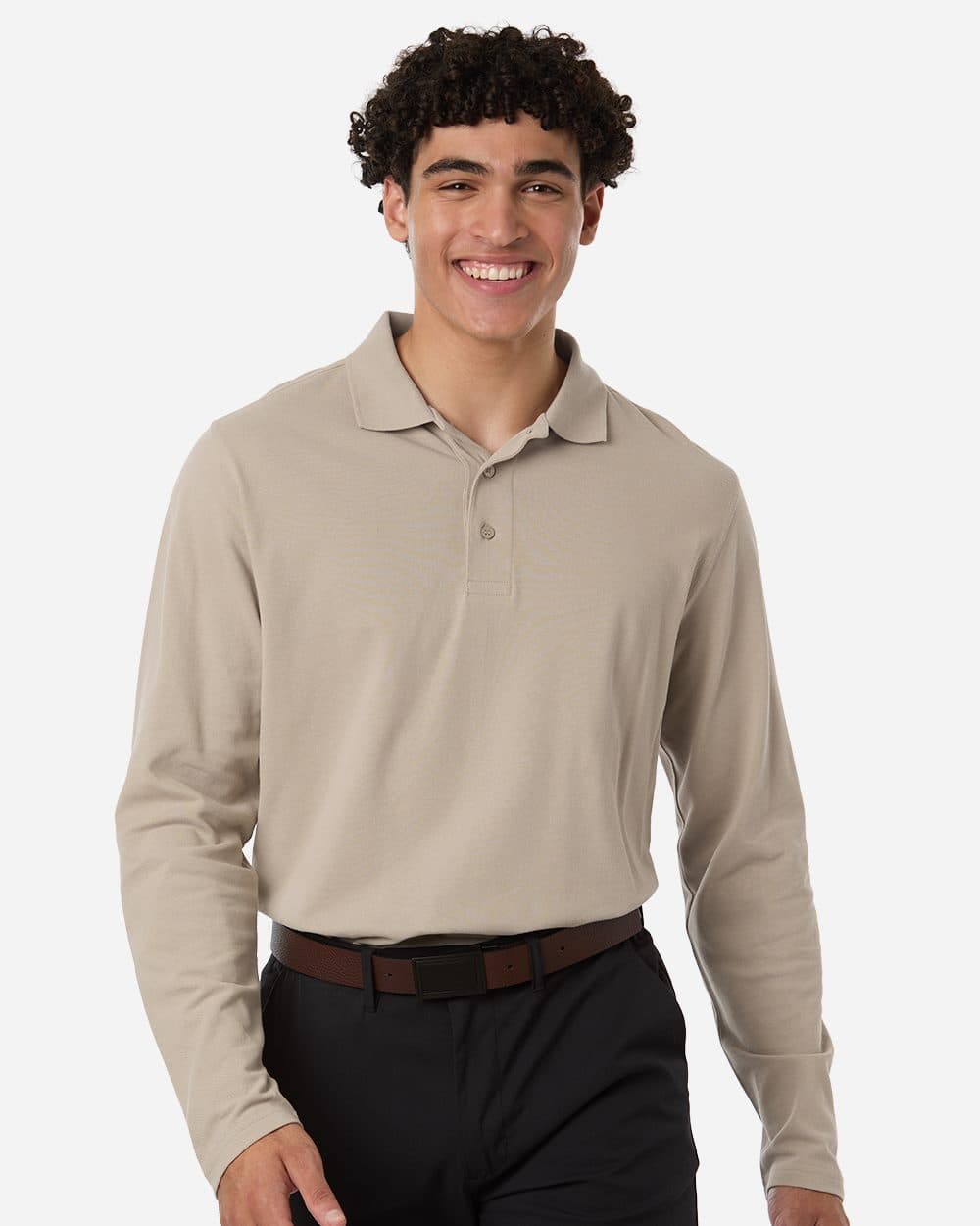 Men's Valiant Cotton Snag Protect Long-Sleeve Polo