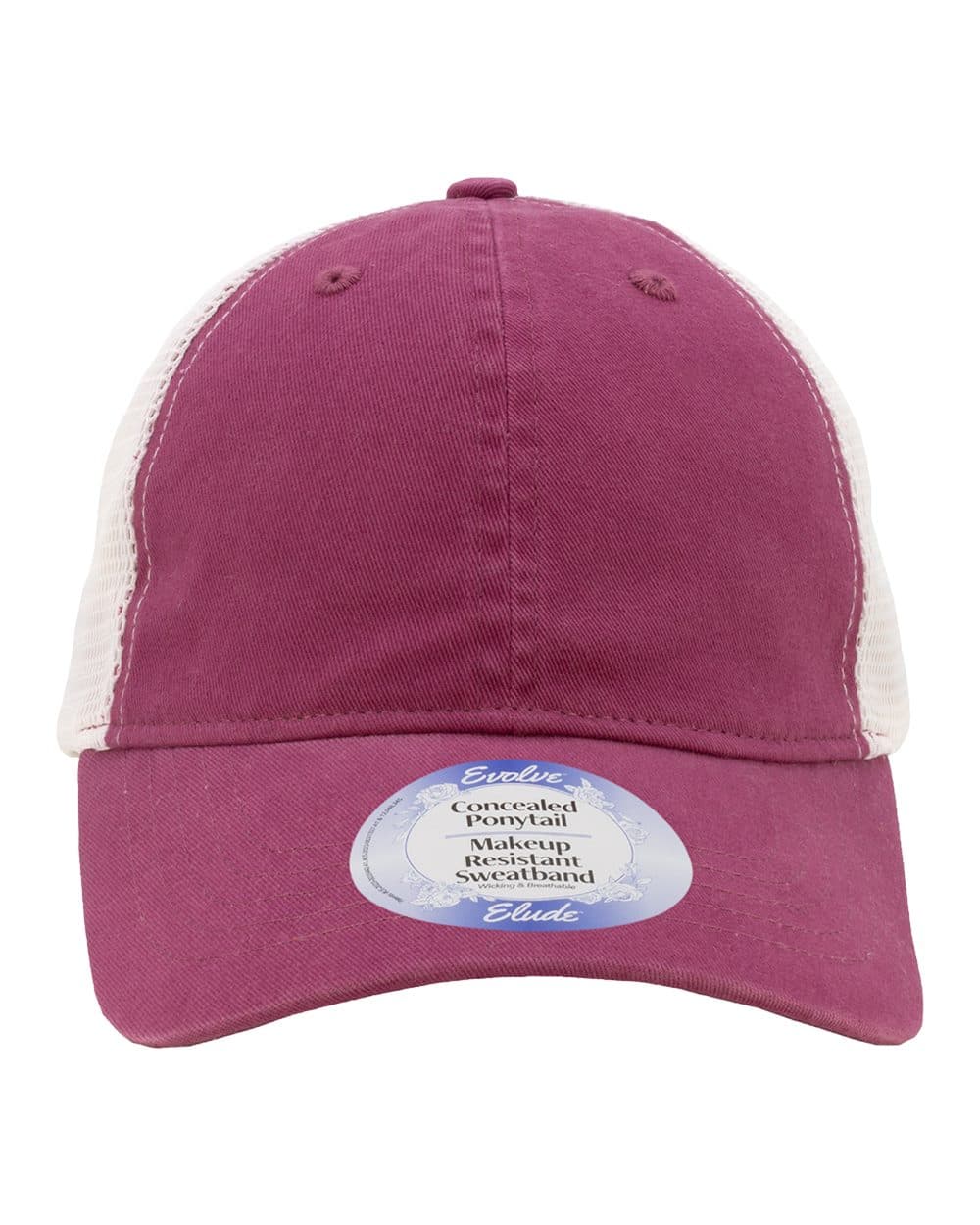 Women's Peached Twill Mesh Back Cap