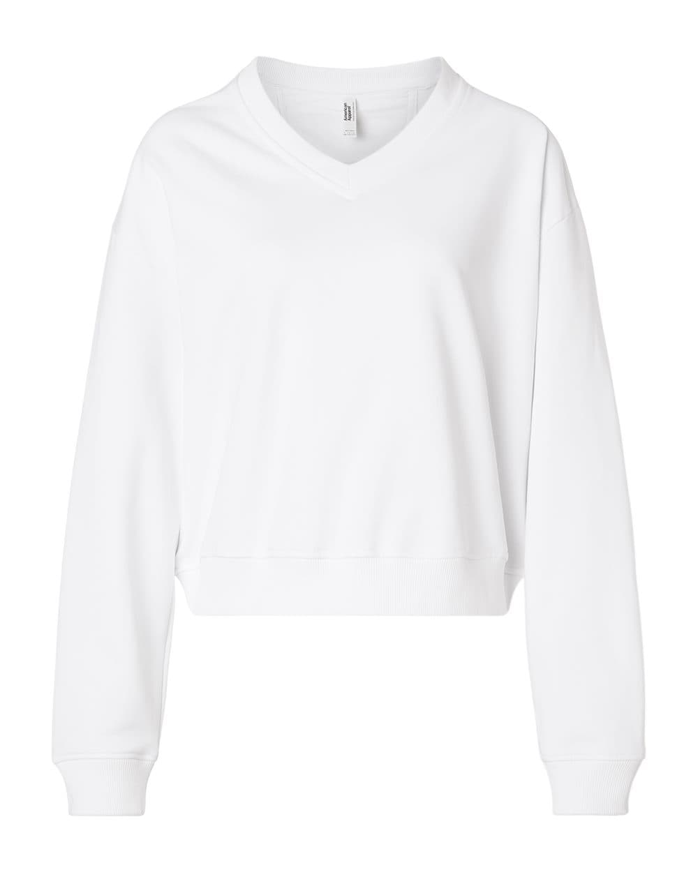 Women's French Terry V-Neck Sweatshirt