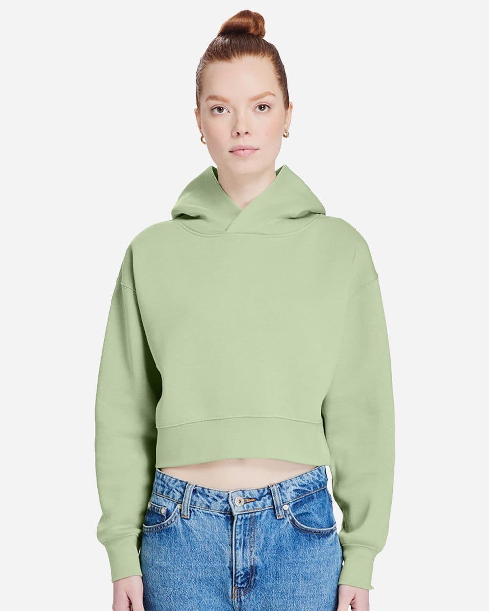 Women's Relaxed Cropped Hoodie Sweatshirt