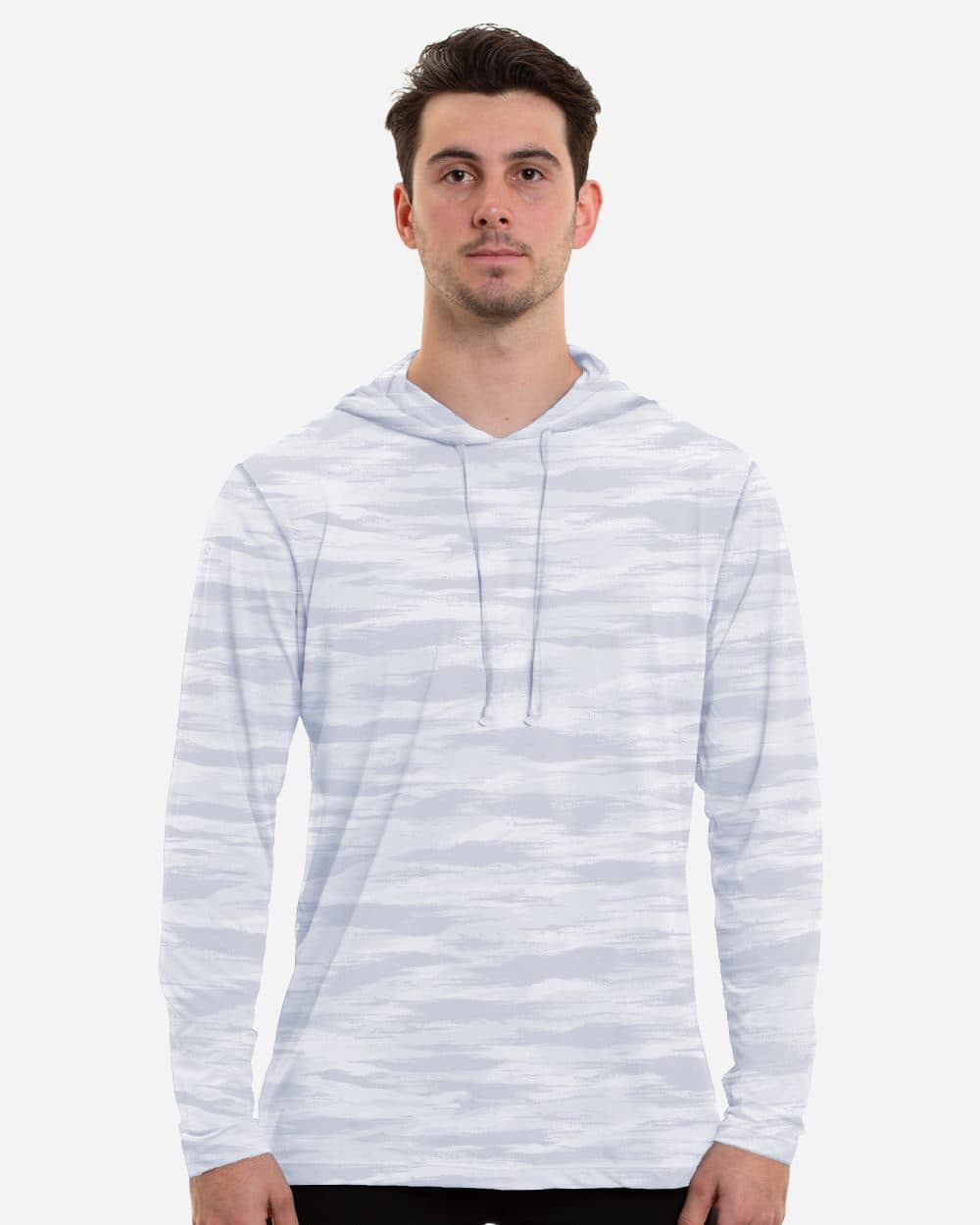 Men's Low Pro Tech Camo Hooded Long Sleeve T-Shirt