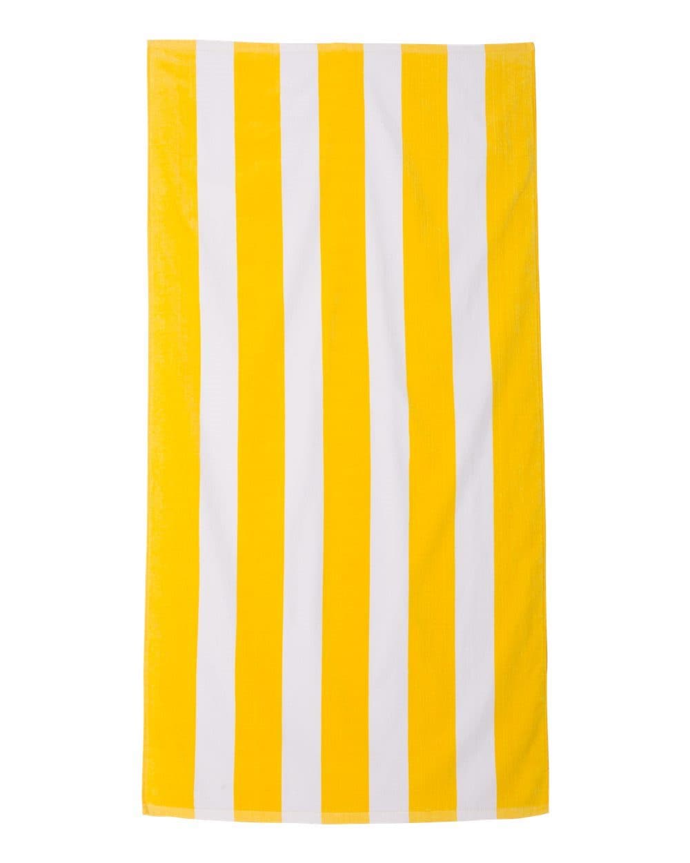 Cabana Stripe Velour Beach Towel
