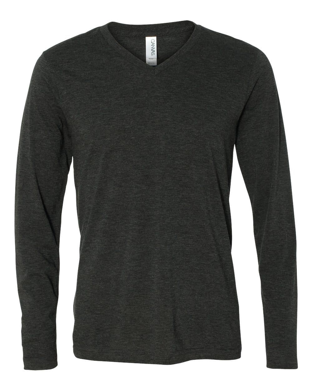 Unisex Long Sleeve V-Neck Tee