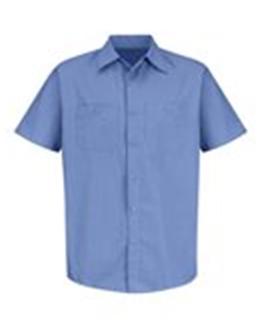 Men's Industrial Stripe Short Sleeve Work Shirt