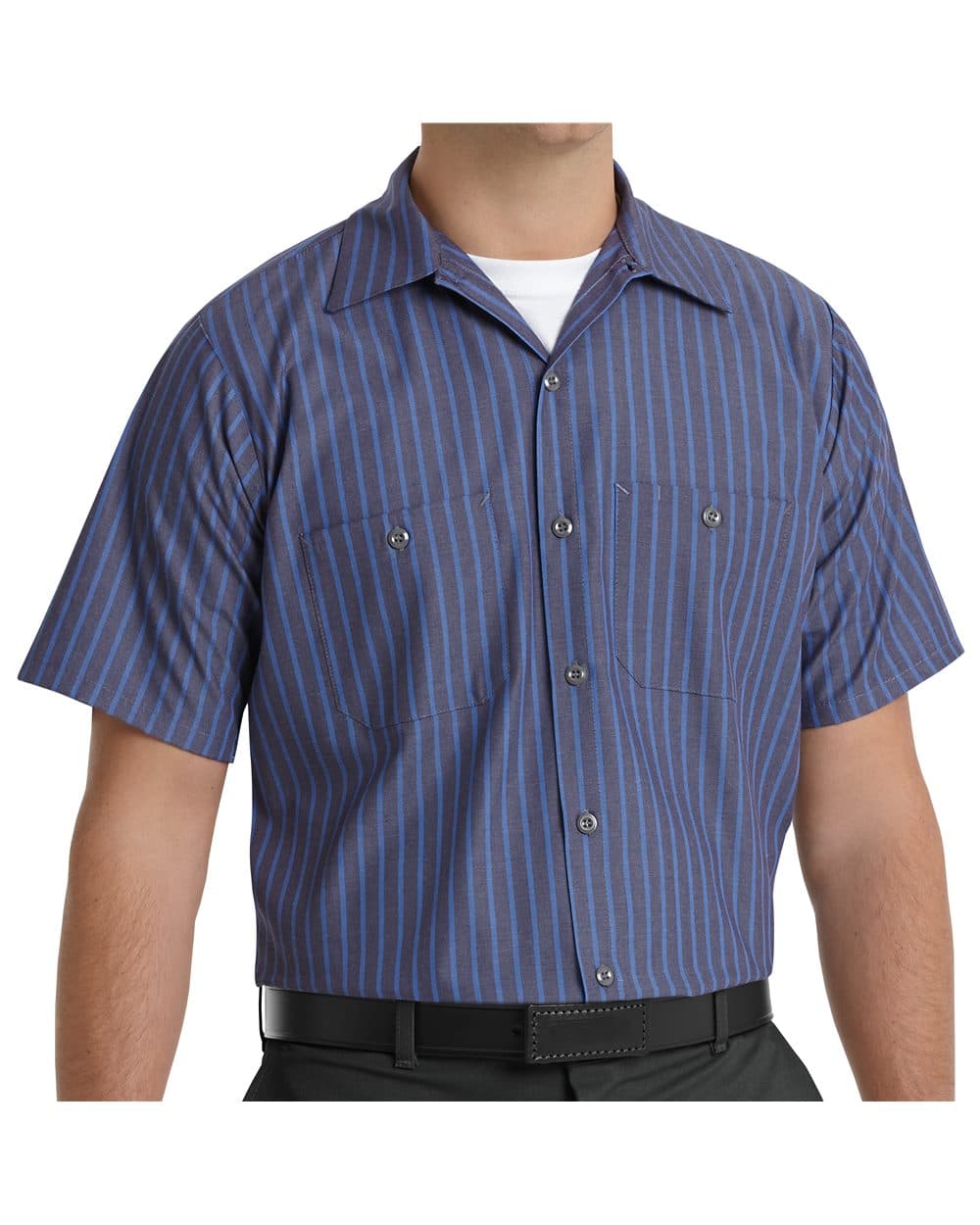 Men's Tall Industrial Short Sleeve Work Shirt