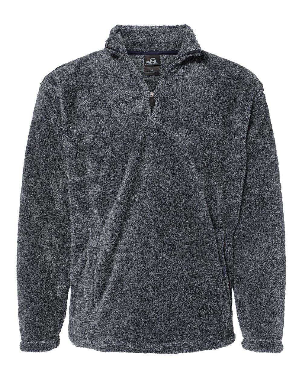 Unisex Boundary Shag Frosty Sherpa Quarter-Zip Pullover