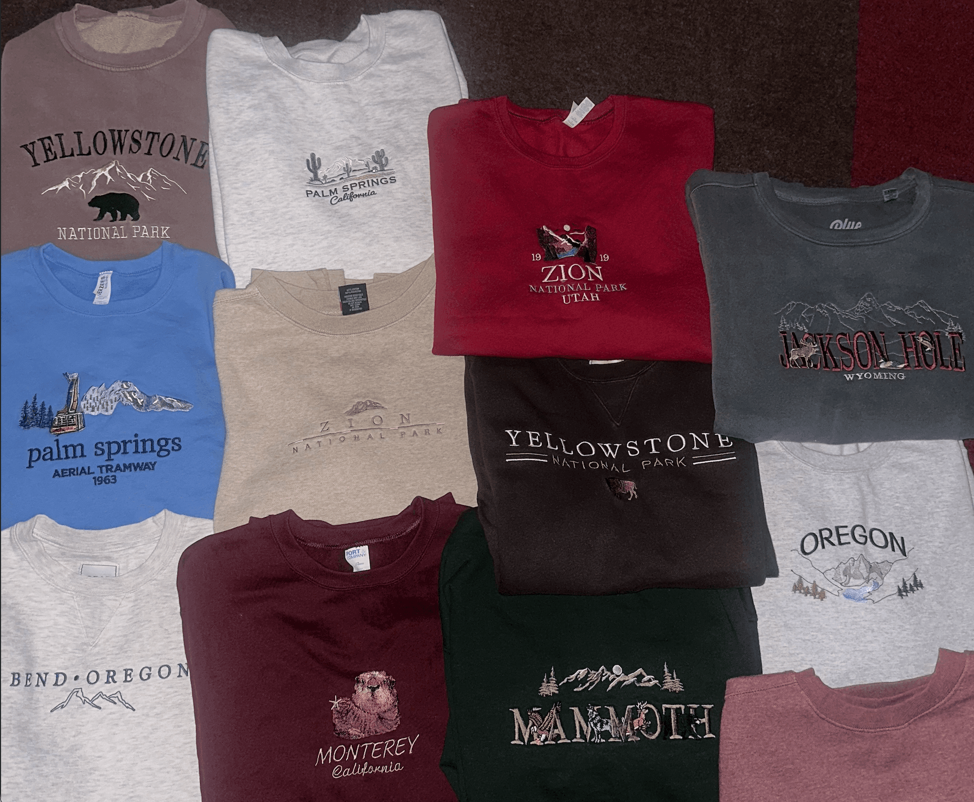 Part of our Collection of National Park Sweaters